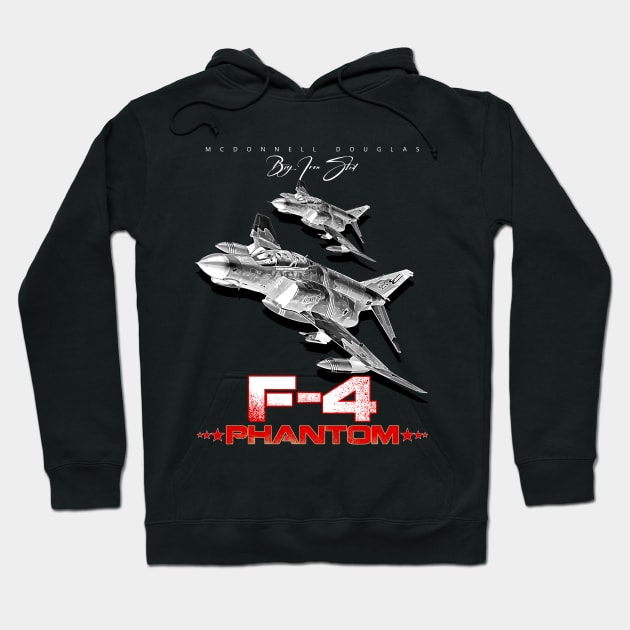 F4 Phantom Us Air Force Fighterjet Hoodie by aeroloversclothing